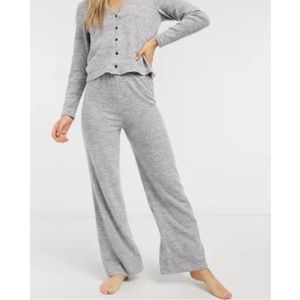 PIECES Soft Knit Loungewear Set Top + Pants